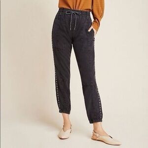 Anthropologie Byron Seamed Soft Utility Joggers Size S